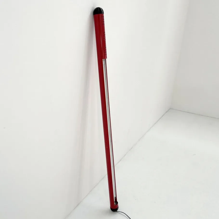 Clearance Pamono Large Red Neon Tube Light from Fosnova, 1980s