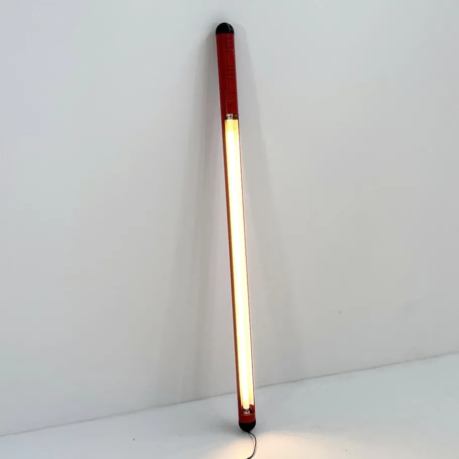 Clearance Pamono Large Red Neon Tube Light from Fosnova, 1980s