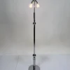Best Pamono Large Sculptural Floor Lamp in Chromed Steel with Ball-Shaped Details, West-Germany, 1960s