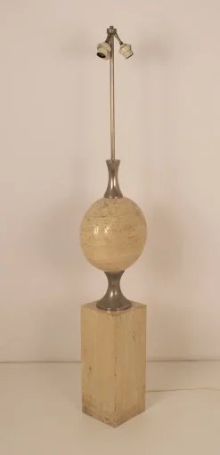 Online Pamono Large Sculptural Lamp by Philippe Barbier for Maison Barbier, 1970s