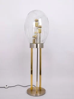 Hot Pamono Large Sputnik Floor Lamp attributed to Doria, Germany, 1970s