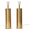 Best Pamono Large Swedish Modern Brass Table Lamps, 1950s-1960s, Set of 2
