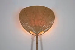 Best Pamono Large Uchiwa Floor Lamp by Ingo Maurer for M Design, Germany, 1977
