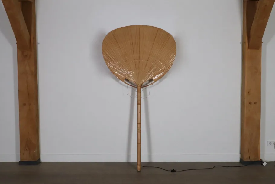 Best Pamono Large Uchiwa Floor Lamp by Ingo Maurer for M Design, Germany, 1977