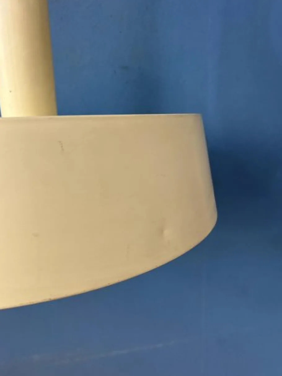 Best Pamono Large Vintage Beige Pendant Lamp by Louis Kalff