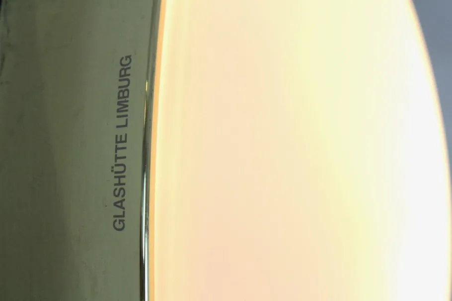 Best Pamono Large Vintage Brass and Opaline Glass Wall Light by Glashütte Limburg, 1960s