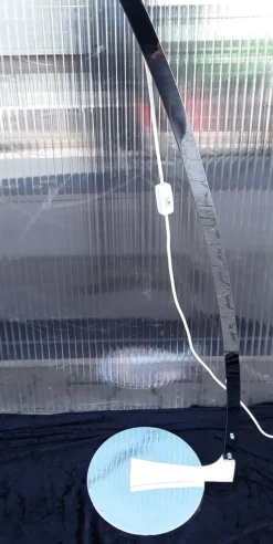 Online Pamono Large Vintage German Arch Lamp with Chrome-Plated Frame, Cream-White Foot on Chrome-Plated Base Plate & Original Cream-White Plastic Screen from from Sölken, 1960s