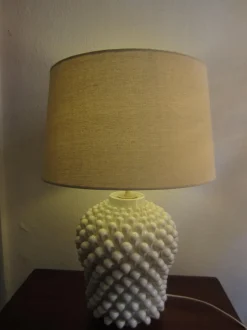 Clearance Pamono Large Vintage Italian Ceramic Table Lamp, 1980s