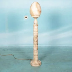 Hot Pamono Large Vintage Stone Floor Lamp in Alabaster