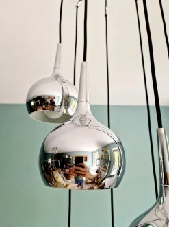 Best Pamono Large Waterfall Chandelier in Chromed Metal by Hans Agne Jakobsson for Hans-Agne Jakobsson AB Markaryd, 1960s