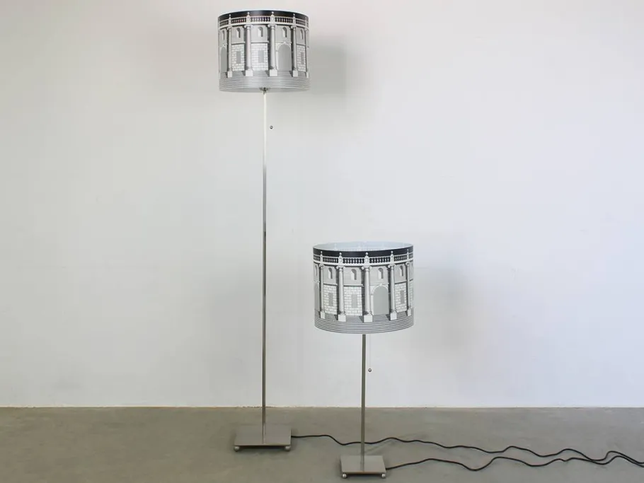 Online Pamono Late 20th Century Italian Fornasetti Table & Floor Lamps, Set of 2