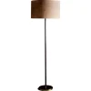 Hot Pamono Leather Wrapped Brass Floor Lamp from Kalmar Leuchten, Austria, 1960s