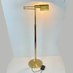 Clearance Pamono Library Brass Floor Lamp from Boulanger, 1980s