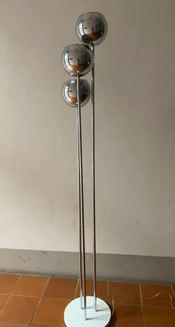 Best Pamono 3-Light Floor Lamp attributed to Goffredo Reggiani, Italy, 1960s