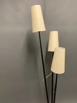 Outlet Pamono 3-Light Floor Lamp, France, 1950s