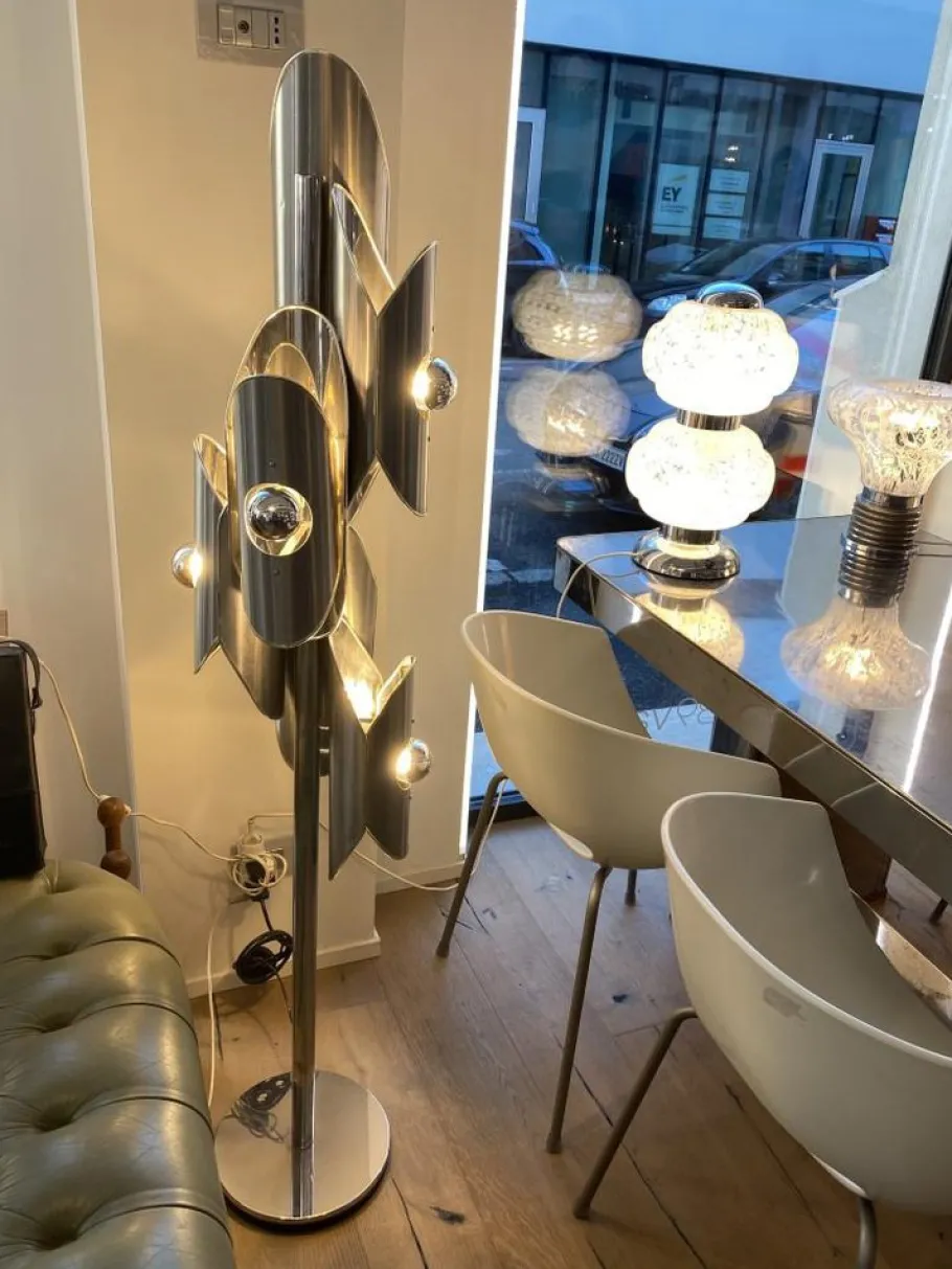 Best Pamono 6-Light Floor Lamp from Oma, 1960s