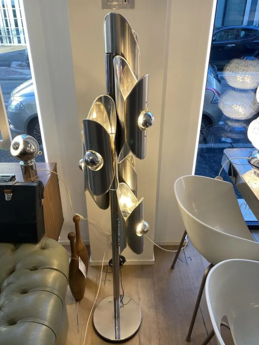 Best Pamono 6-Light Floor Lamp from Oma, 1960s