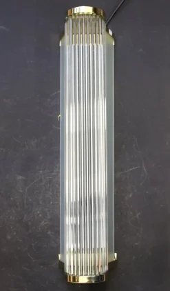 Best Pamono Long Cinema Wall Light by Henri Petitot for Atelier Henri Petitot, 1930s