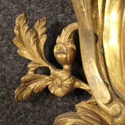 Best Pamono Louis XV French Wall Lights in Gilded Bronze, 1950s, Set of 2