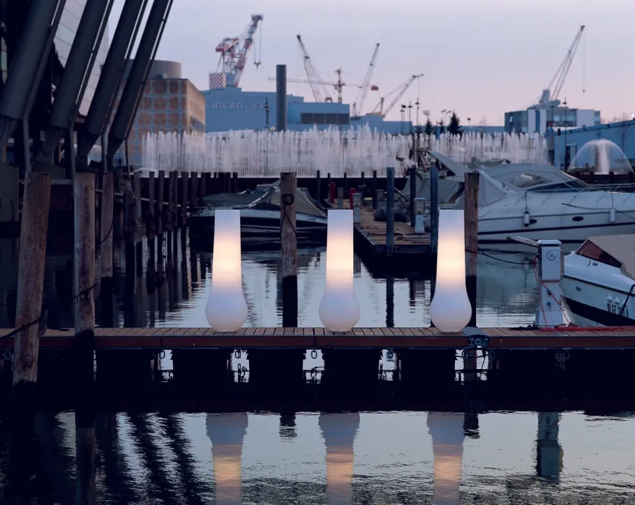 Best Pamono Low Density Polyethylene Arena Garden Light with Fluorescent Light Kit by Giorgio Tesi for VGnewtrend