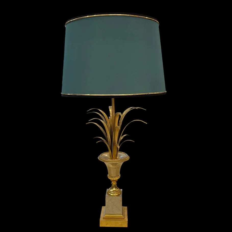 Clearance Pamono Medici Cup Gold Lamp from Maison Charles, 1950s