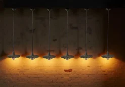 Best Pamono Mediteranian Style Venetian Restaurant Pendant Lamps, Mestre, Italy, Set of 6