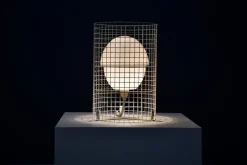 Pamono Metal and Glass Model 1102 Floor Lamp by Gino Sarfatti for Arteluce, 1971