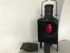Sale Pamono Metal Railway Lantern Candle Lamp, 1920s