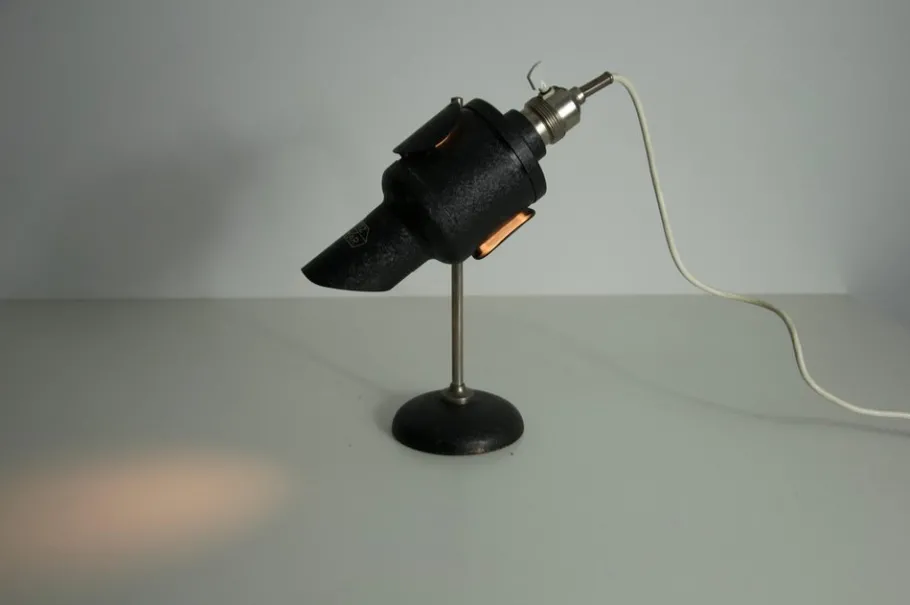 Best Pamono Metal Table Lamp attributed to E.Leitz, Germany, 1960s