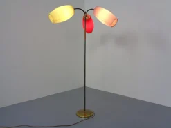 Sale Pamono Mid-Century Adjustable Floor Lamp with Three Lanterns, 1950s