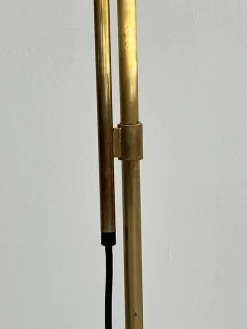 Online Pamono Mid-Century Adjustable Solid Brass Floor Lamp by Florian Schulz, 1970s