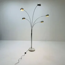 Discount Pamono Mid-Century Arch Floor Lamp by Christian Koban for Dom, 1970s