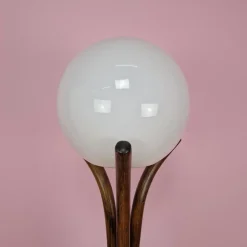 Online Pamono Mid-Century Bamboo & Rattan Floor Lamp, 1970s