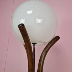 Online Pamono Mid-Century Bamboo & Rattan Floor Lamp, 1970s