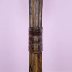 Online Pamono Mid-Century Bamboo & Rattan Floor Lamp, 1970s