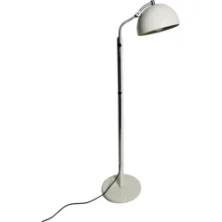 Pamono Mid-Century Bauhaus White Floor Lamp, Germany, 1970s