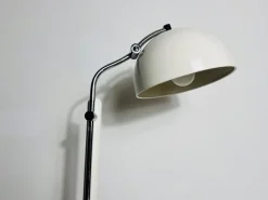 Pamono Mid-Century Bauhaus White Floor Lamp, Germany, 1970s