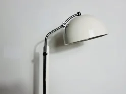 Pamono Mid-Century Bauhaus White Floor Lamp, Germany, 1970s