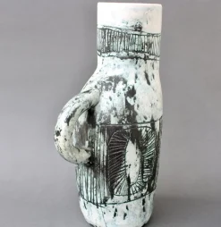 Best Pamono Mid-Century Ceramic Pitcher and Drinking Cups by Jacques Blin, 1950s, Set of 5