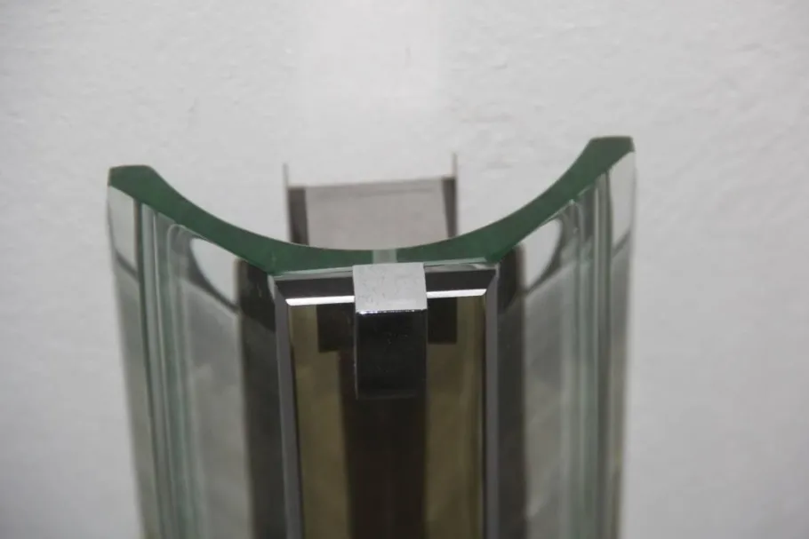 Best Pamono Mid-Century Crystal Wall Sconces from Veca, 1960s, Set of 2