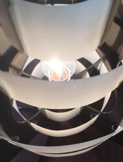 Clearance Pamono Mid-Century Danish Plastic Table Lamp by Flemming Brylle & Preben Jacobsen