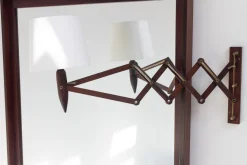 Best Pamono Mid-Century Danish Rosewood Scissor Wall Lamp, 1960s