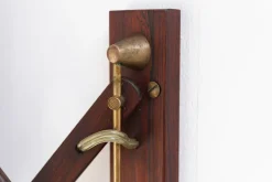 Best Pamono Mid-Century Danish Rosewood Scissor Wall Lamp, 1960s