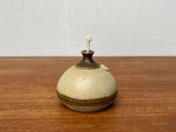 Clearance Pamono Mid-Century Danish Studio Pottery Oil Lamp from Bjergard, 1960s