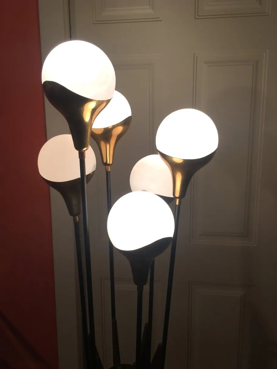 Pamono Mid-Century Floor Lamp from Stilnovo