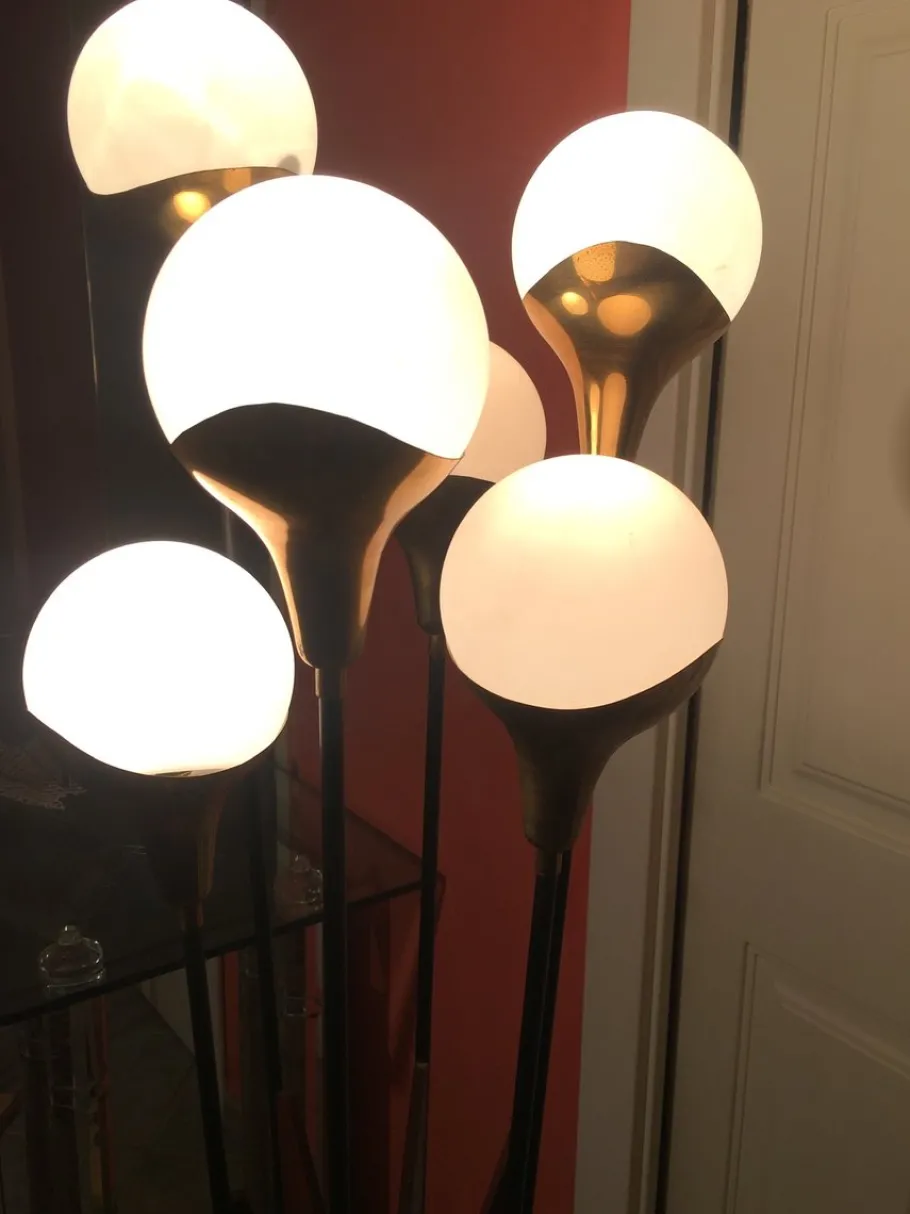 Pamono Mid-Century Floor Lamp from Stilnovo