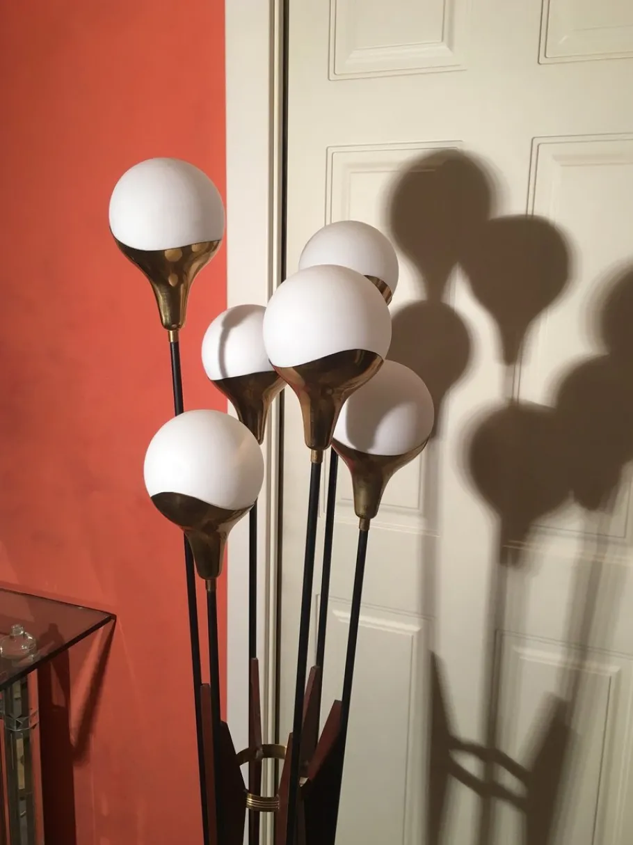 Pamono Mid-Century Floor Lamp from Stilnovo