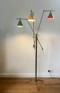 Discount Pamono Mid-Century Floor Lamp from Arredoluce, 1950s