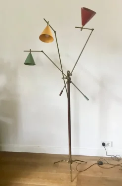 Discount Pamono Mid-Century Floor Lamp from Arredoluce, 1950s