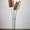 Best Pamono Mid-Century Floor Lamp in Brass with Fiberglass Shades attributed to Cosack, 1950s